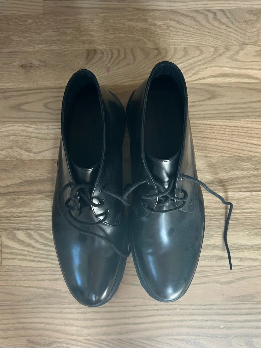 Men's Black Chukka Lace-Up Boots